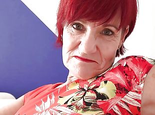 AuntJudysXXX - Your 64yo GILF Step-Aunt Linda catches you with a Di...