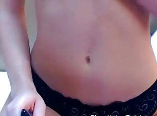 amateur, rubia, lencería, webcam, calientapollas