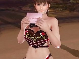 Dead or Alive Xtreme Venus Vacation Hitomi Valentine's Day Pose Car...
