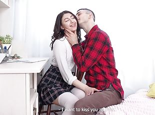 posisi-seks-doggy-style, vagina-pussy, blowjob-seks-dengan-mengisap-penis, gambarvideo-porno-secara-eksplisit-dan-intens, pasangan, dicukur, cowgirl-posisi-sex-wanita-di-atas-pria, putih, payudara-kecil