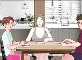 milf, maman, branlette, compilation, anime, hentai