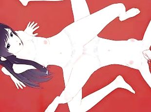 レズビアン, ベッドルーム, 日本製アニメ, エロアニメ, 3-デイ