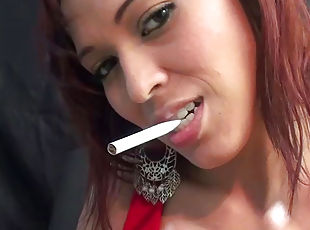 masturbación, coño-pussy, latino, natural, perfecto, fetichista, fumando, afeitada