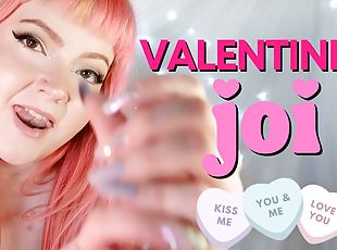 Chubby Teen Cheerleader Valentine's Day JOI Jerk Off Instructi...