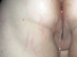 cul, grosse, énorme, amateur, anal, ejaculation-interne, belle-femme-ronde, solo, trou-du-cul, tatouage