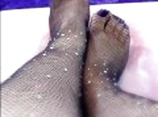 masturbation, vieux, mature, milf, latina, maman, française, pieds, bas, résille