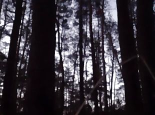 In the dark forest I fuck and cum in my girlfriend's mouth - L...