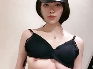 asiatique, webcam, solo, chinoise