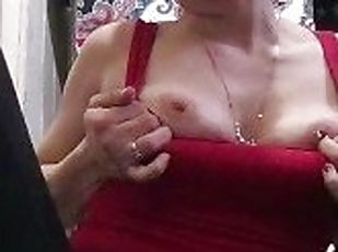 cul, gros-nichons, masturbation, amateur, milf, petite, solo, brunette, cuir, petits-seins