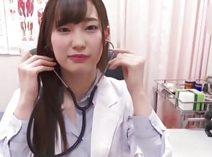 sykepleier, blowjob, hardcore, japansk, handjob, par, fingret-pretty, kledd-sex, uniform