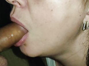 Mature MILF with Glasses Sucking Cock until Cum in Mouth - Amateur ...