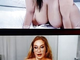 veľké-prsia, doggy-style, bbw, blondýna, bruneta, ovísajúce-prsia