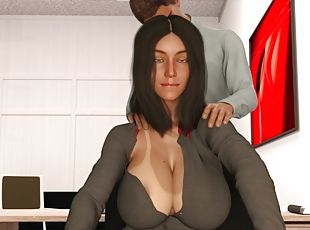 birou-office, orgasm, nevasta, hentai