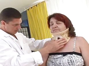 Nasty grandma Ivona gets fucked by a horny young stud