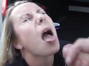 This video contains hardcore blowjob and facial cumshot