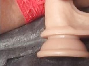 clito, masturbation, orgasme, chatte-pussy, culotte, pute, serrée, belle, gode, solo