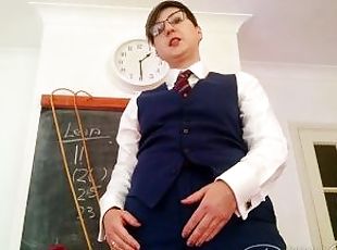 Disciplined Like a Boy - Headmaster Blake disciplines with cane in ...