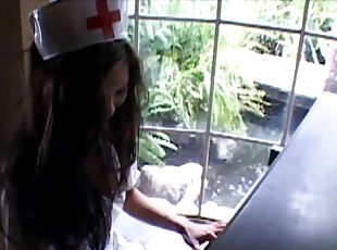 Incredible Nurse With Natural Tits Getting Screwed In An Interracia...