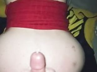 cul, levrette, amateur, ejaculation-sur-le-corps, énorme-bite, ados, couple, belle-femme-ronde, point-de-vue, petite-amie