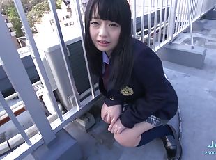 Naughty 18yo Japanese SchoolGirl Teen with very hairy pussy in grou...