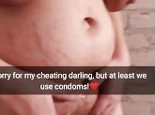 Sorry for cheating, but we 100% use condoms i swear! - Cuckold Snap...