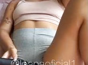 cul, orgasme, chatte-pussy, giclée, ejaculation-sur-le-corps, ados, jouet, latina, culotte, ejaculation