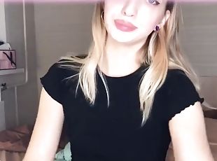 amaterski, najstnice, fingering, blond, fetiš, solo, od-blizu, nagajanje