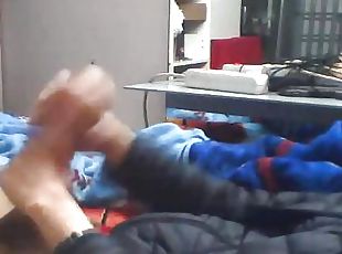 masturbation, maigre, amateur, jouet, gay, ejaculation-interne, jeune-18, webcam, solo, lait