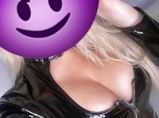 arsch, groß-titten, dilettant, babe, blondine, titten, latex, cuckold, herrin, vorherrschaft