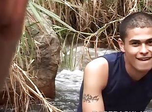 Diego is fishing in a beautiful mountain stream when Hernn appears....