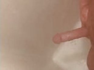 baignade, masturbation, amateur, énorme-bite, ados, branlette, secousses, douche, solo, bite