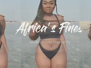 Super curvaceous African chick