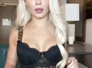 masturbation, amatör, blond, dildo, ensam