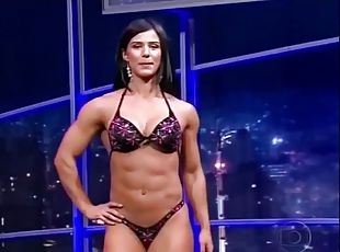 latina, fétiche, musclé