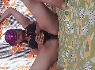 Kolkata Shy Boudi Masturbating Her Small Pussy With Big Black Vibra...