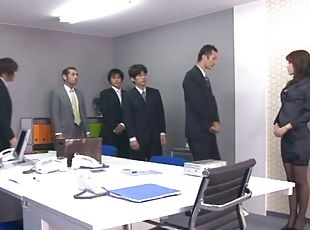 asiatic, birou-office, pasarica, hardcore, japoneza, futai-in-grup, realitate