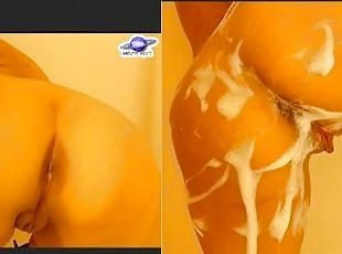 Saturno Squirt shaves his hairy anus, come suck his anus and lick i...