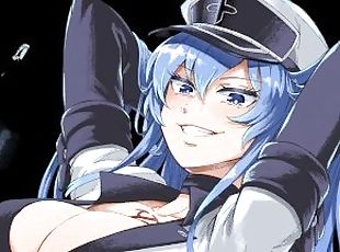 [Voiced Hentai JOI] Esdeath's Lucky Bitch [Gangbang, CBT, Denial, E...