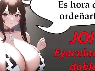 JOI hentai correte 2 veces. Es hora de ordearte.