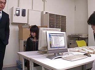 asiatique, poilue, bureau-office, chatte-pussy, secrétaire, fellation, milf, hardcore, japonais, culotte