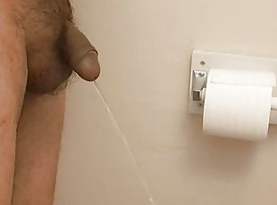 papá, amateur, polla-enorme, gay, baño, a-solas, papi