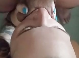 tuširanje, fafanje, milf, latina, pogoltne, pov, punca, prha, fafanje-sucking