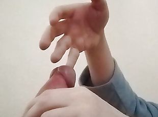 Name cock big young student super fucks his hand like a tranny in t...