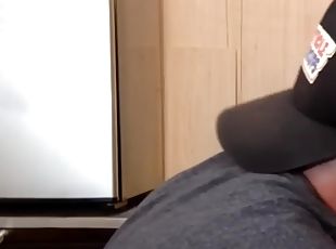 Real Gloryhole DILF Gets Ass Fucked After Closeup Blowjob