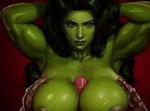 My Lawyer God Fat Green Tits And Ass - All She-Hulk Scenes - Behind...