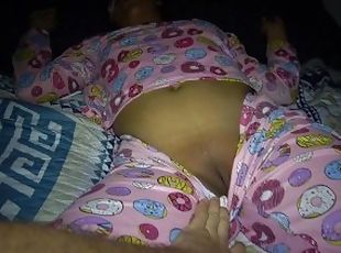 gravid, pussy, latina, creampie, skitten, datter, petite, far