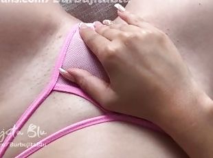 POV: So Fucking Hot Stepsister Trying on Panties and Teasing in Fro...