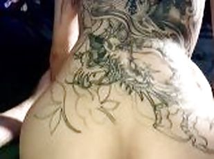 asiatisk, ekstrem, fisse-pussy, amatør, teenager, snæver, lille, lille-tiny, tatovering