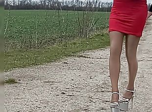 transsexuelle, amateur, hongrois, putain