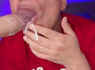 pappa, svær, amatør, blowjob, stor-pikk, homofil, creampie, cum, dildo, oral